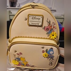 Loungefly Disney Cream Floral Backpack